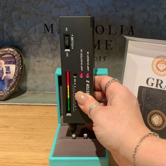 Elegant Moissanite Silver Stud Earrings - Picture 2 of 4